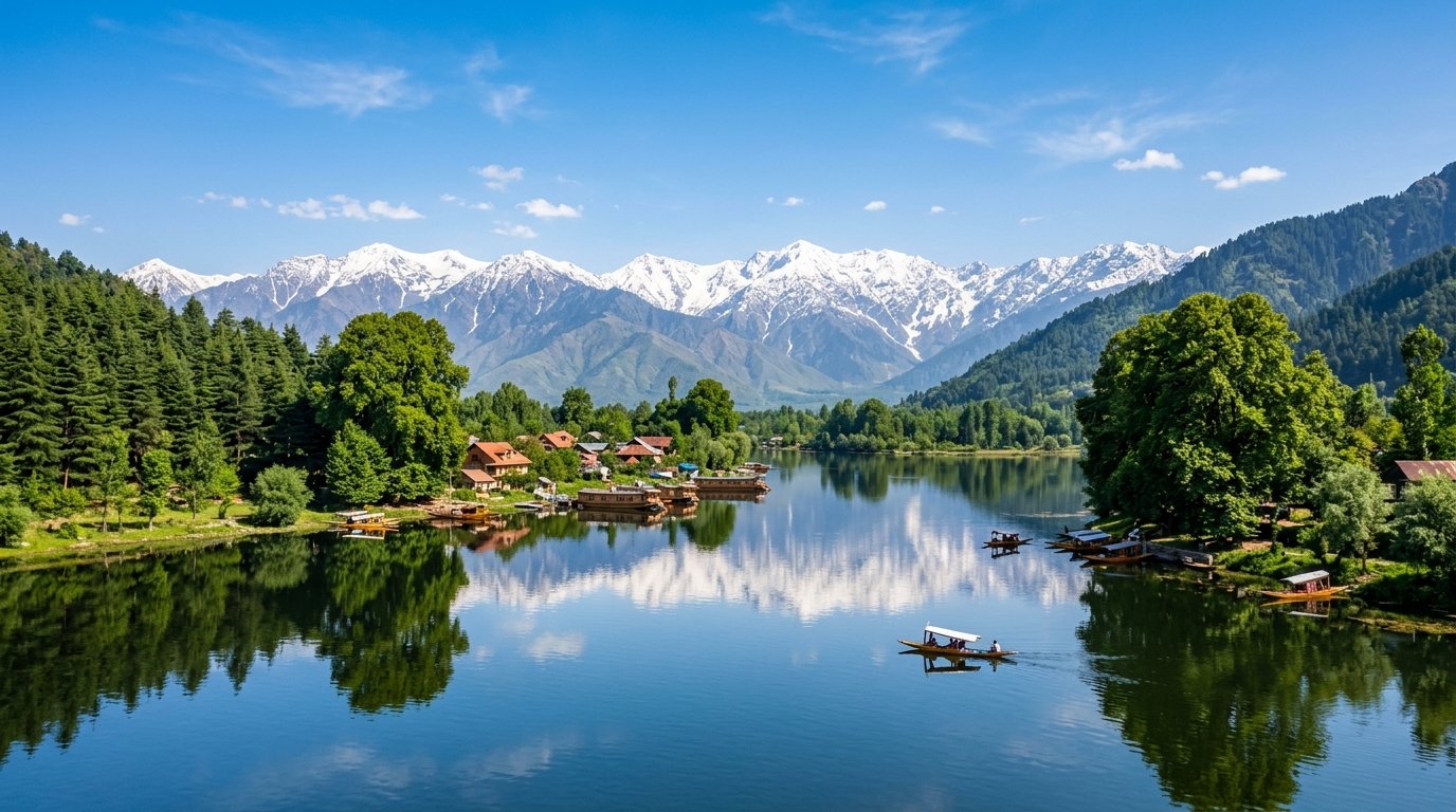 Kashmir Mountains Landscape
